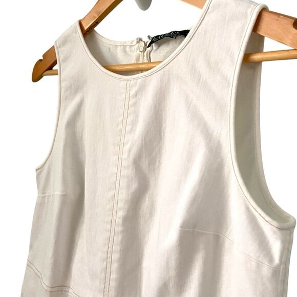 Lauren by Ralph Lauren Denim Fit-and-Flare Dress with Pockets in Size  6 - Picture 4 of 9